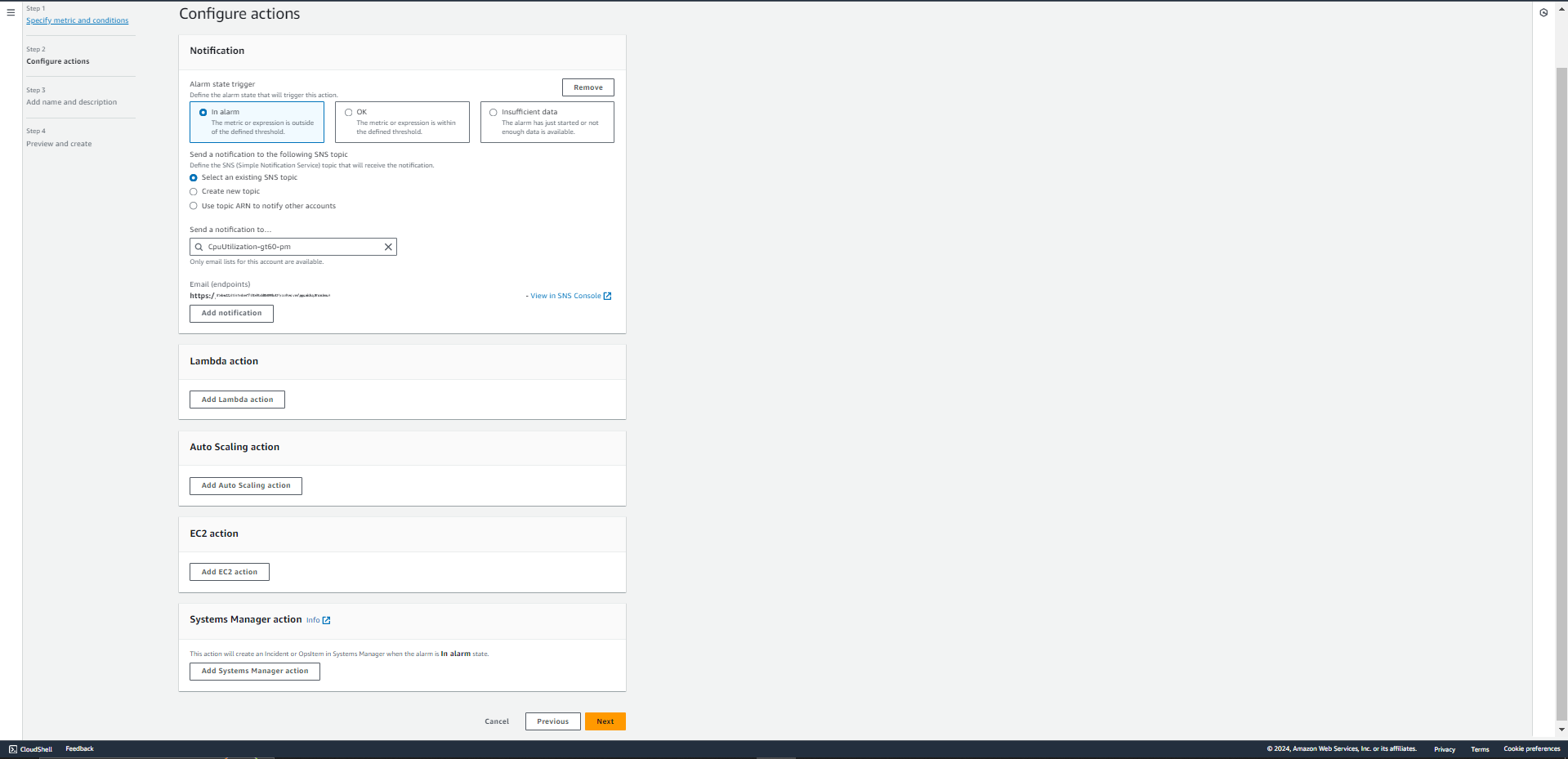 select metrics